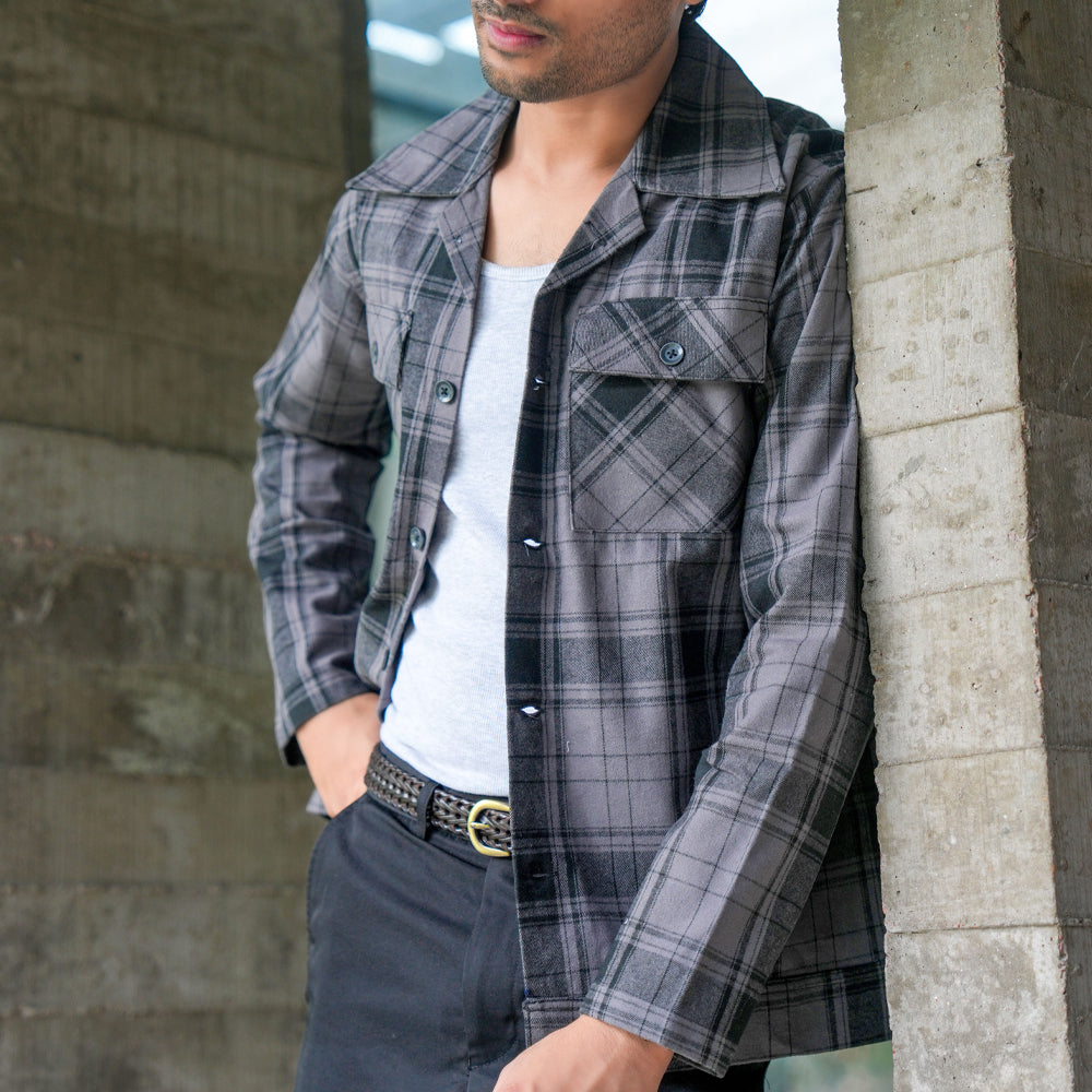 Urban Edge Plaid Shacket