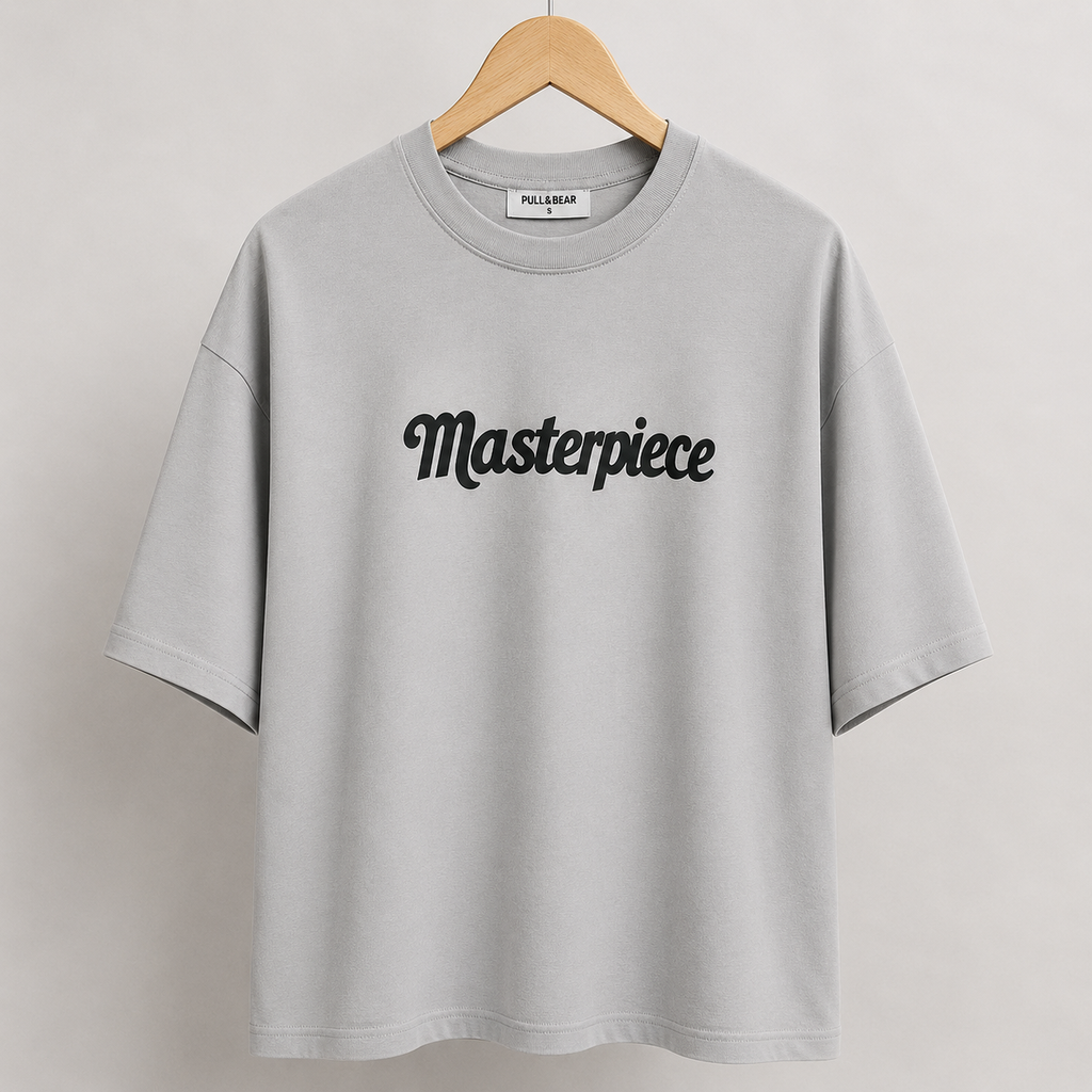 Oversized Graphic Drop Shoulder T-Shirt for Men