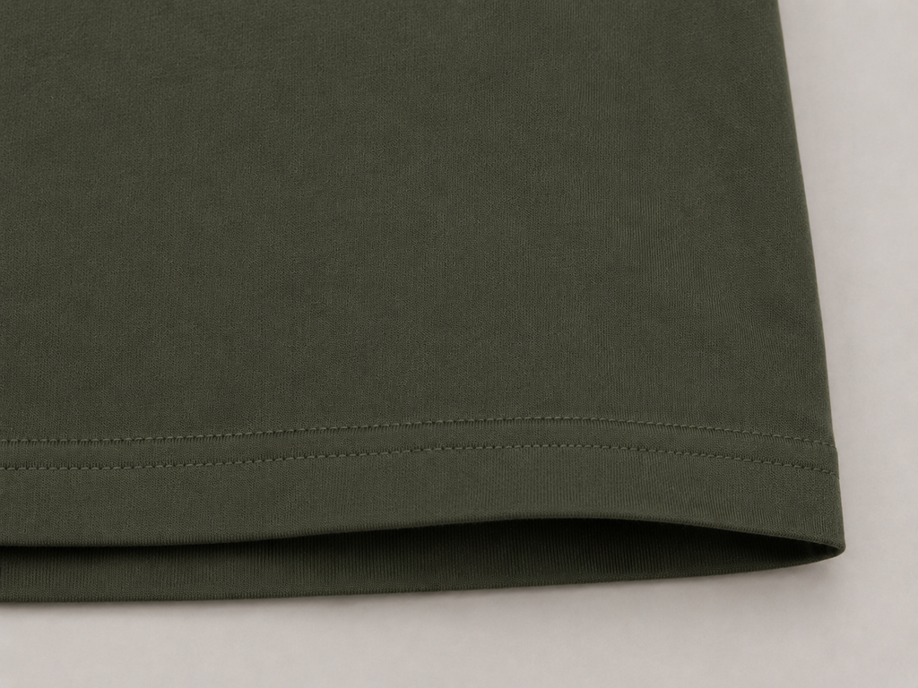 Men’s Oversized Racing Graphic Drop Shoulder Tee – Olive Green