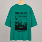 Men’s Oversized Graphic Drop Shoulder Tee – Lost In Nature