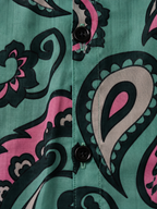 Premium Tee Green Paisley
