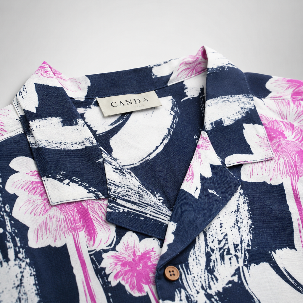 Premium Tee Tropical Print Camp