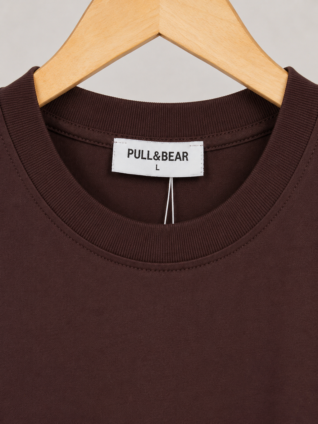 Brown Oversized Drop Shoulder Graphic Tee for Men