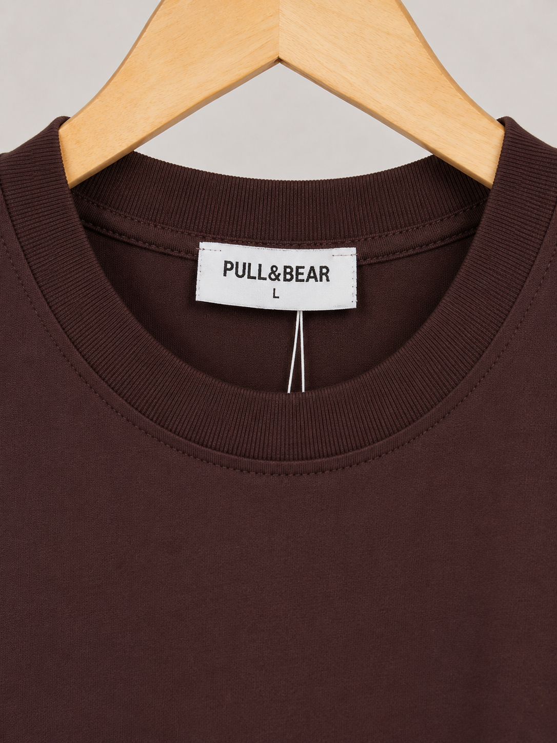 Brown Oversized Drop Shoulder Graphic Tee for Men