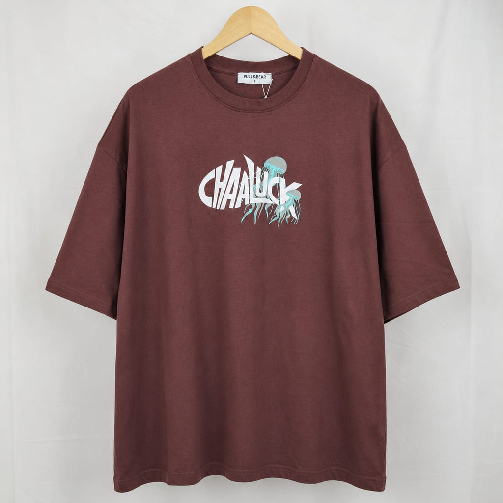Men’s Oversized Graphic Drop Shoulder Tee-Chaaluck