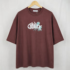 Men’s Oversized Graphic Drop Shoulder Tee-Chaaluck