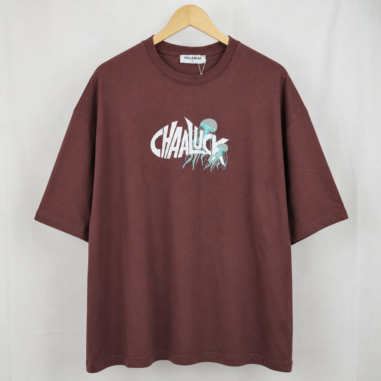 Men’s Oversized Graphic Drop Shoulder Tee-Chaaluck