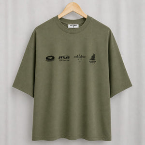 Mechanic Brain Oversized Graphic T-Shirt