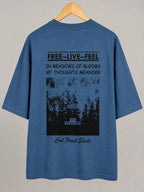 Men’s Oversized Graphic Drop Shoulder Tee – Lost In Nature