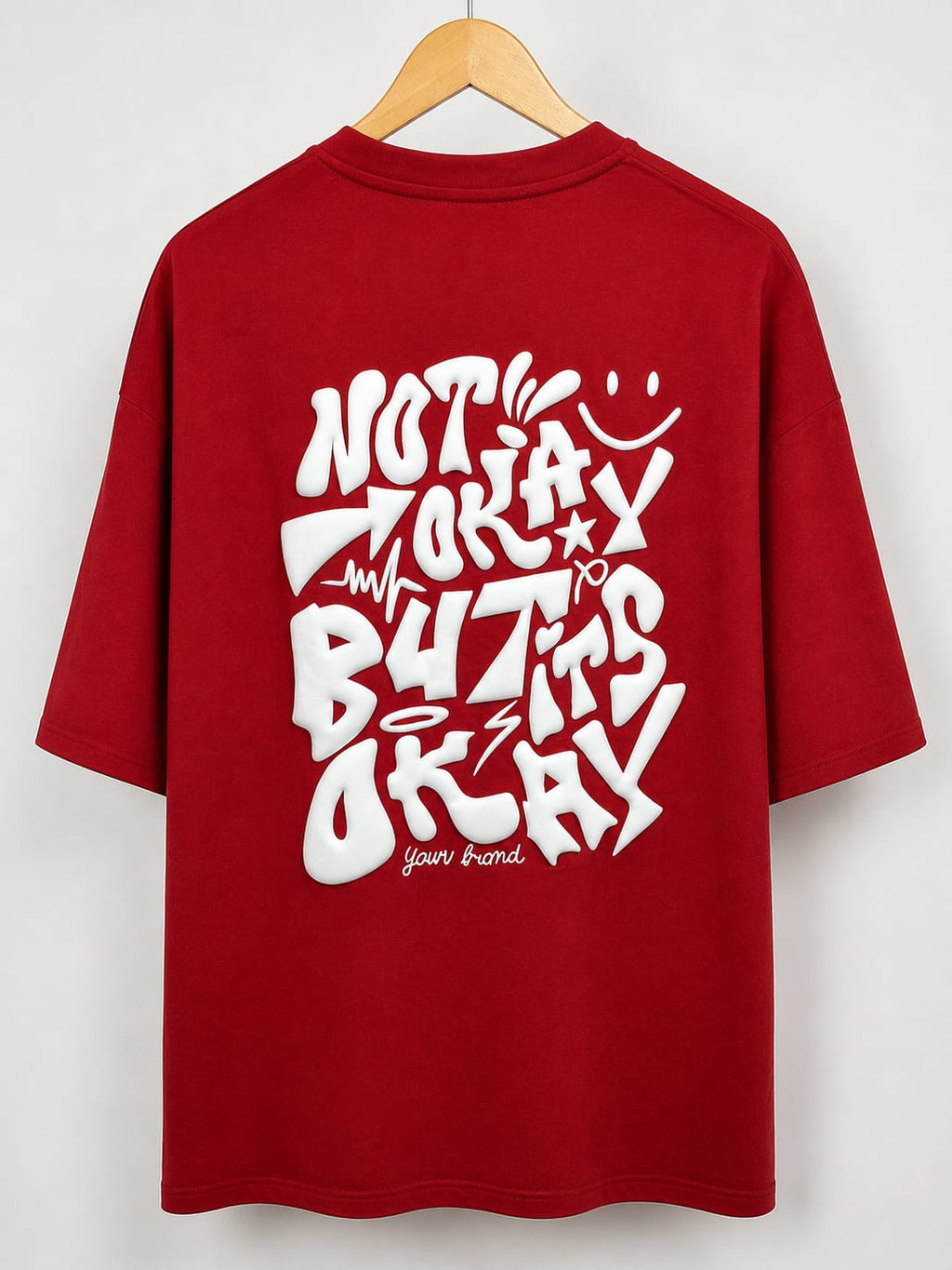 Oversized Drop Shoulder Graphic Tee
