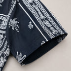 Premium Tee Black Bandana Print Camp