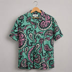 Premium Tee Green Paisley