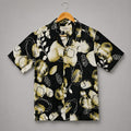 Premium Tee Gold & White Botanical