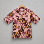 Premium Tee Tropical  Magenta Floral