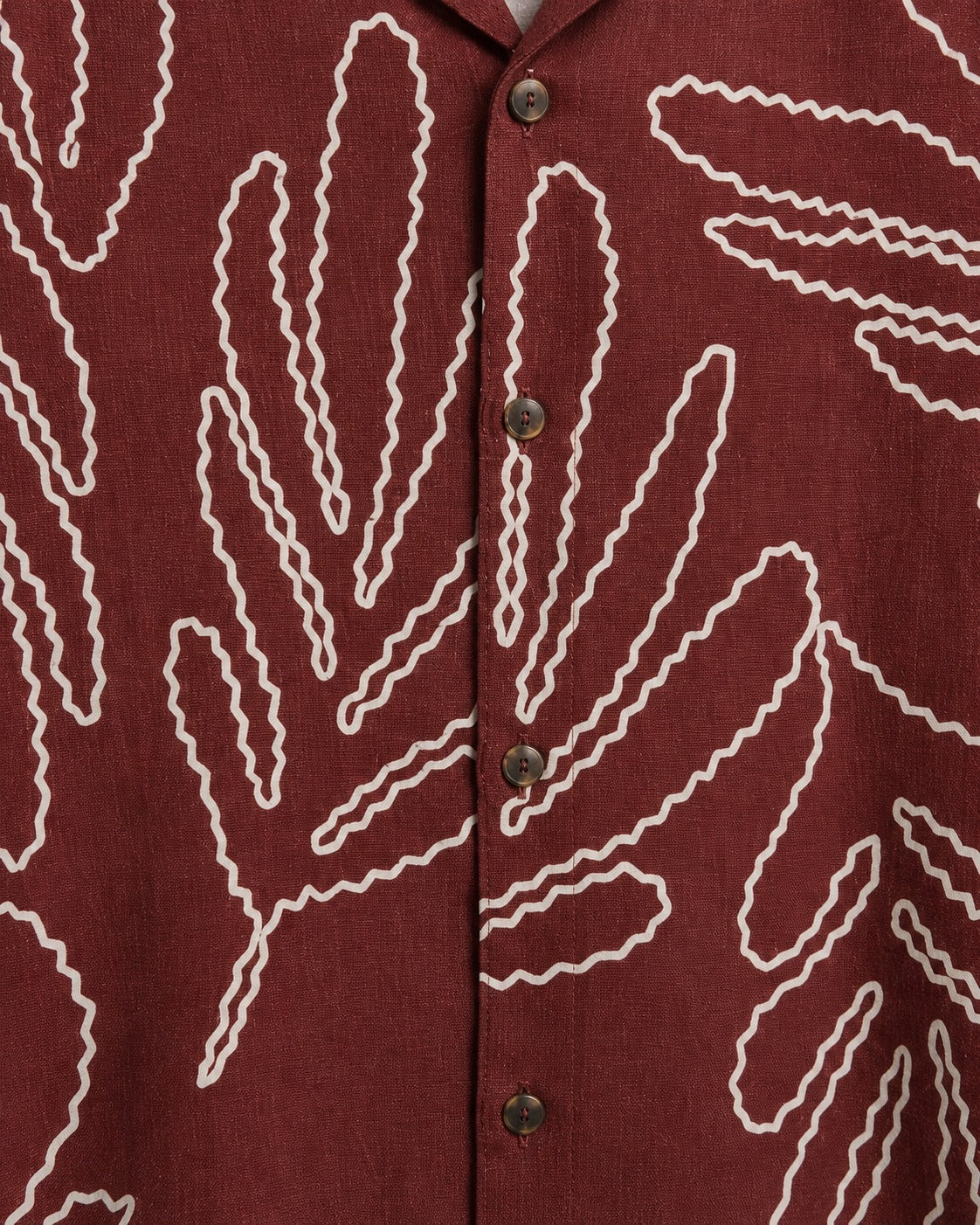 Premium Tee Shirt Maroon Floral