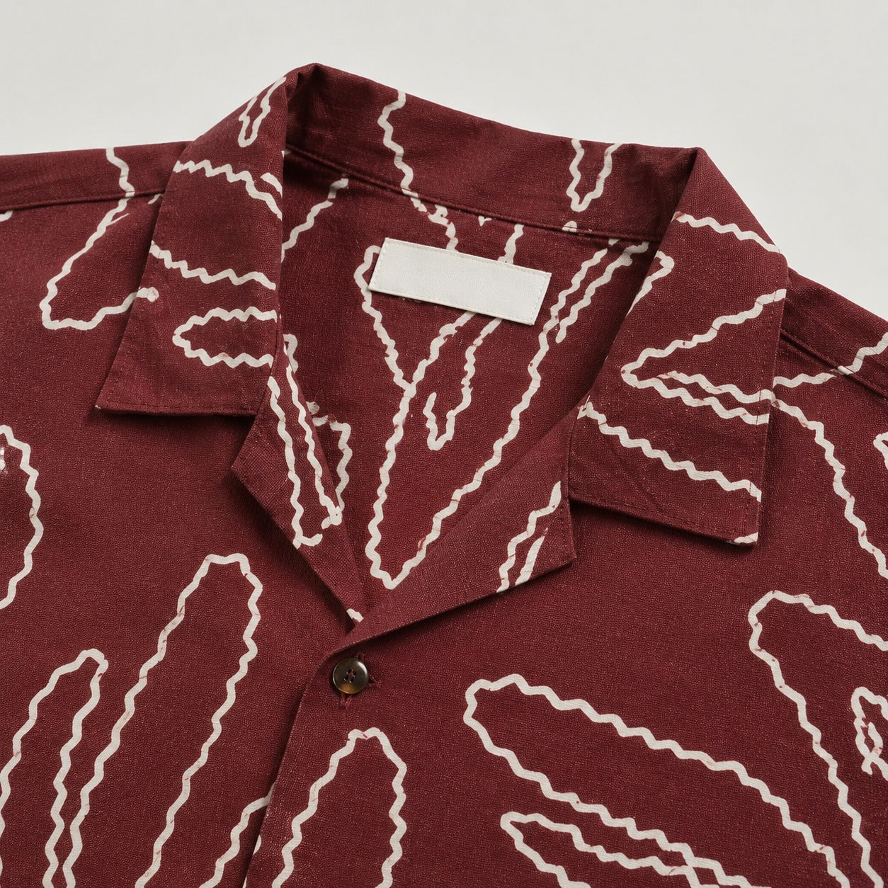 Premium Tee Shirt Maroon Floral
