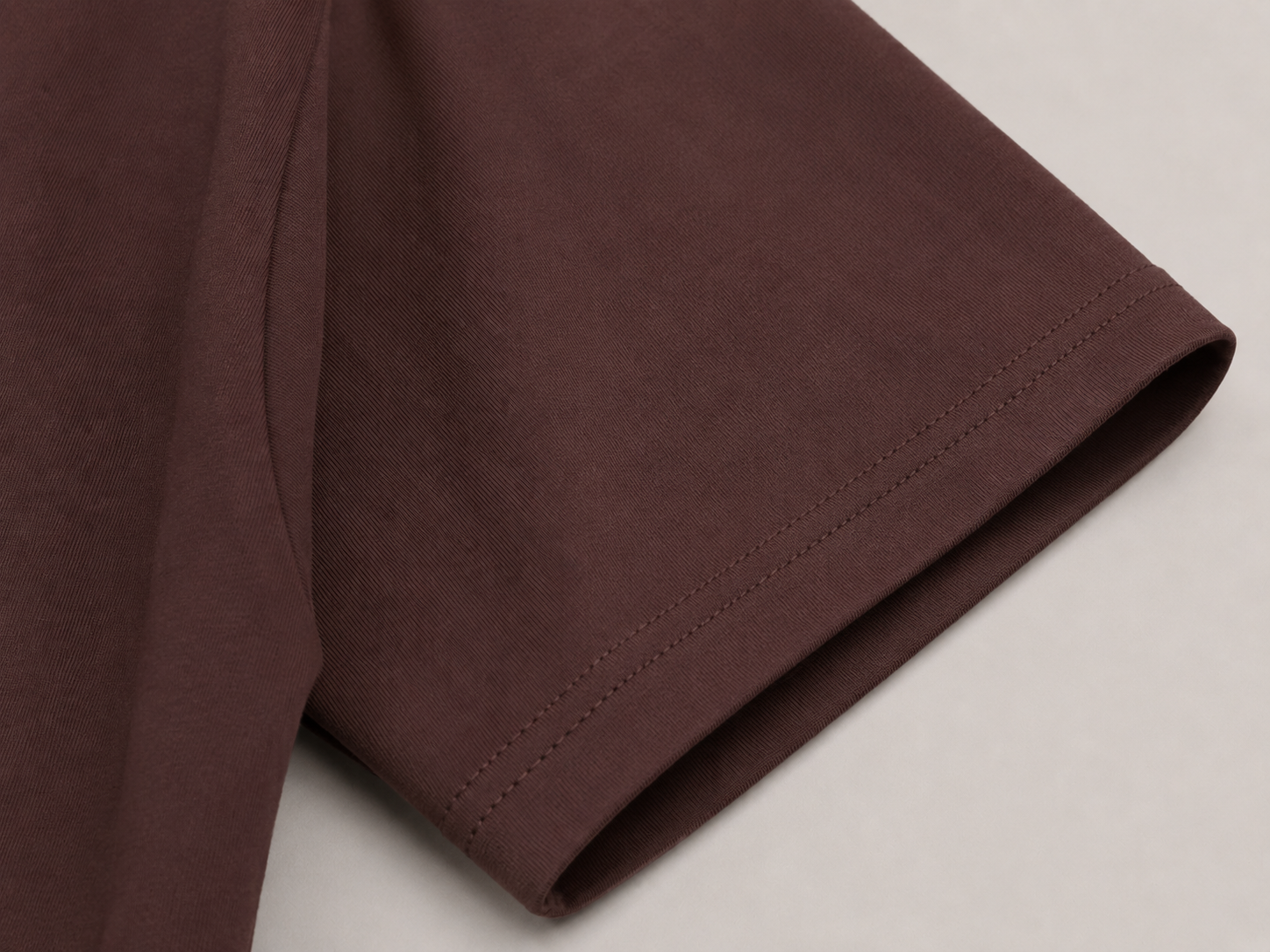 Brown Oversized Drop Shoulder Graphic Tee for Men